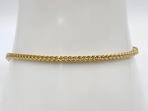 10K Manilla Franco Bracelet for Unisex Everyday Use Durable Smooth Franco Material Ideal for Professionals and DIY Enthusiasts