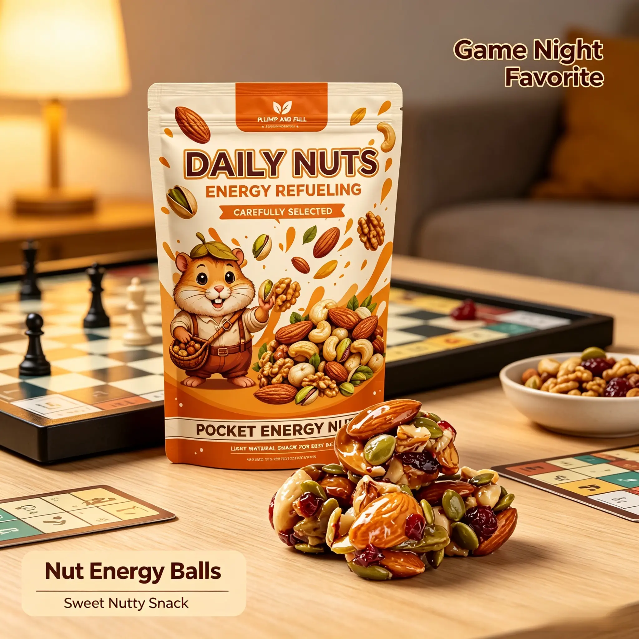 V-Sweet & Crispy Mixed Nut Clusters for Daily Snack