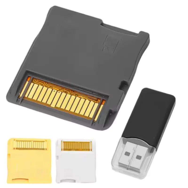 SDHC Flash Card Fit for NDS 2DS 3DS Game Console ASIC Chip Video Game Flash Memory Card with Card Reader Game Console Flash Cart Storage Expansion Card Memory with Adapter