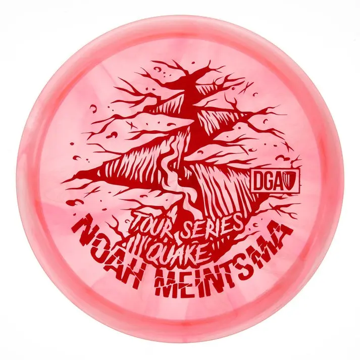 Quake Midrange Disc Golf Disc - Very Overstable, Beadless Flat Top, Durable with Excellent Grip, Diameter:21.60 cm, Height:1.70 cm, Max Weight:180g, Premium Swirl/Sparkle/ProLine Plastic for Outdoor Play