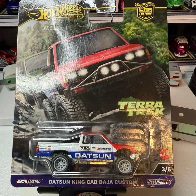 Hot Wheels Premium Car Culture Datsun King Cab Baja Custom Toy Vehicle
