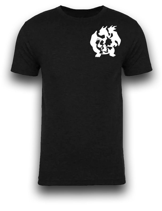 Pokemon - Charizard Evolution - Minimalistic Gym T-Shirt