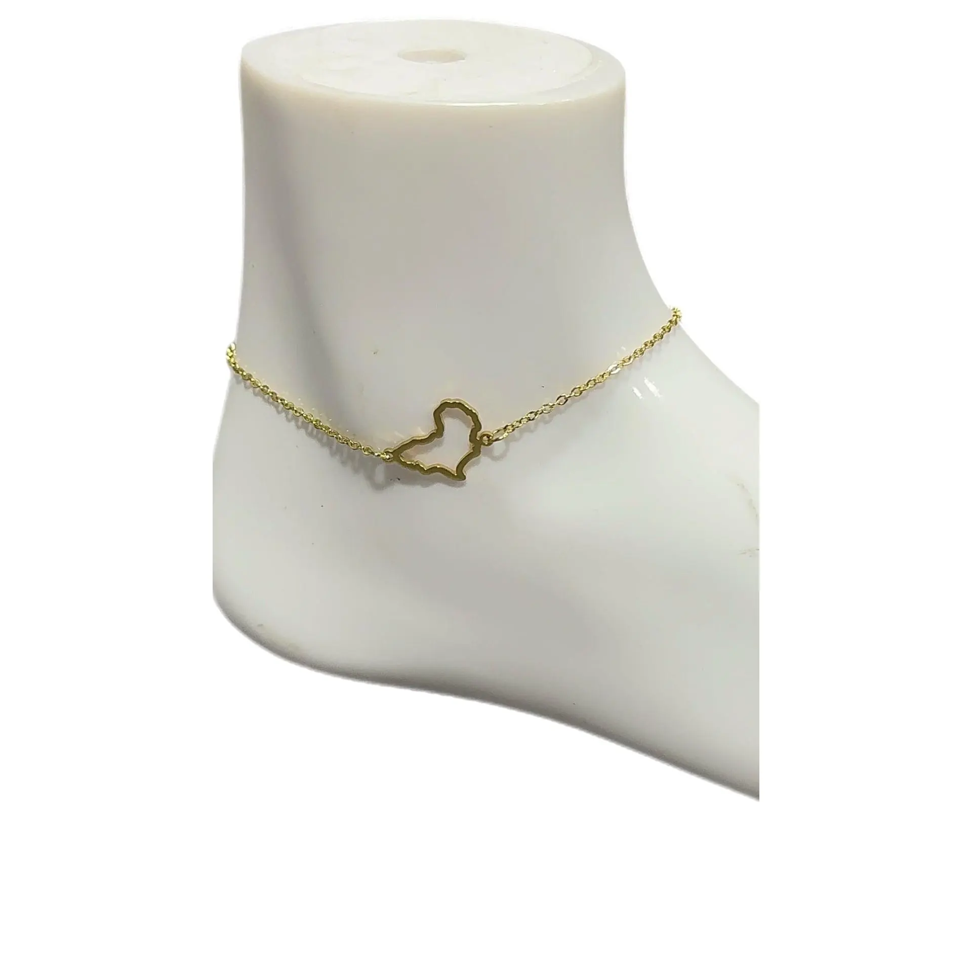 Africa Map Anklet
