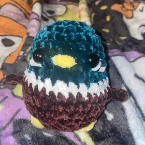 Mallard duck crochet