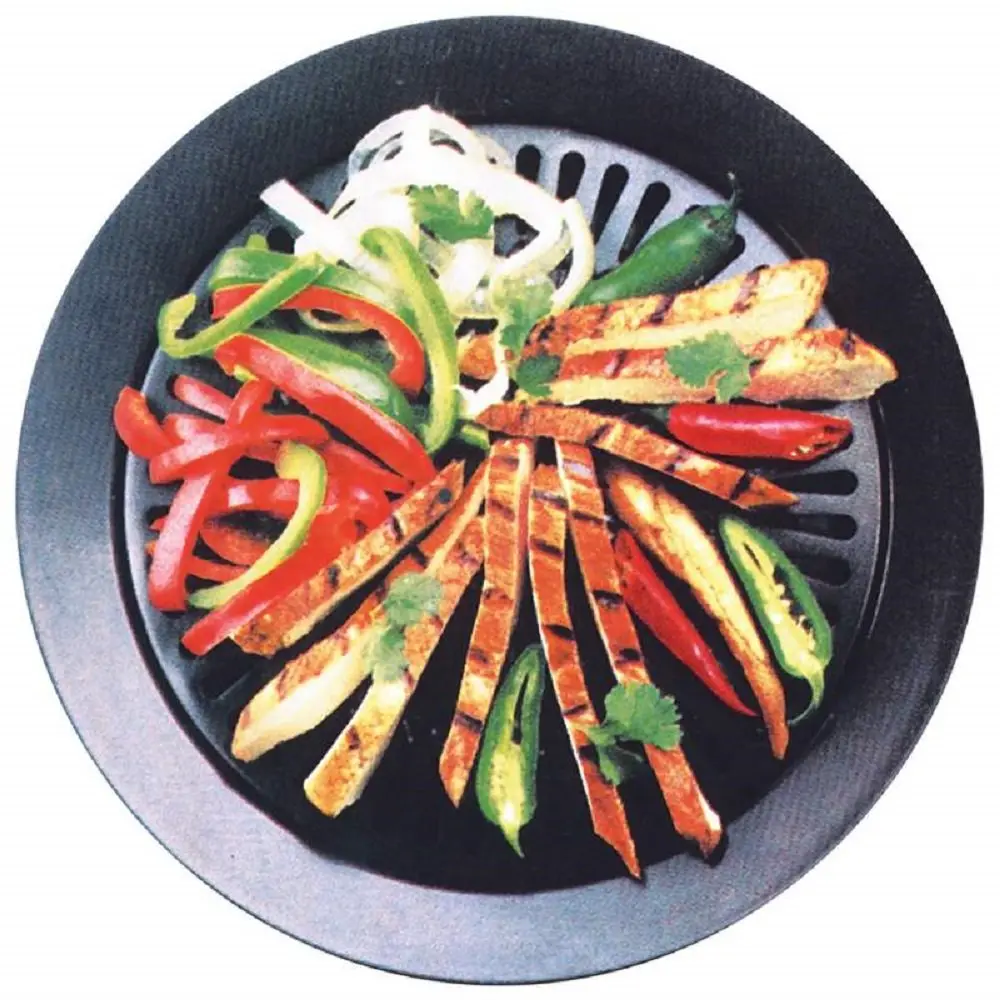 Go Go Smokeless Non-Stick Barbecue Grill For Indoors And Outdoors Portable Mexican