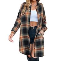 Sandy Brown and Black Plaid