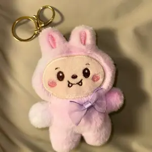 Cute Rabbit Keychain Pink
