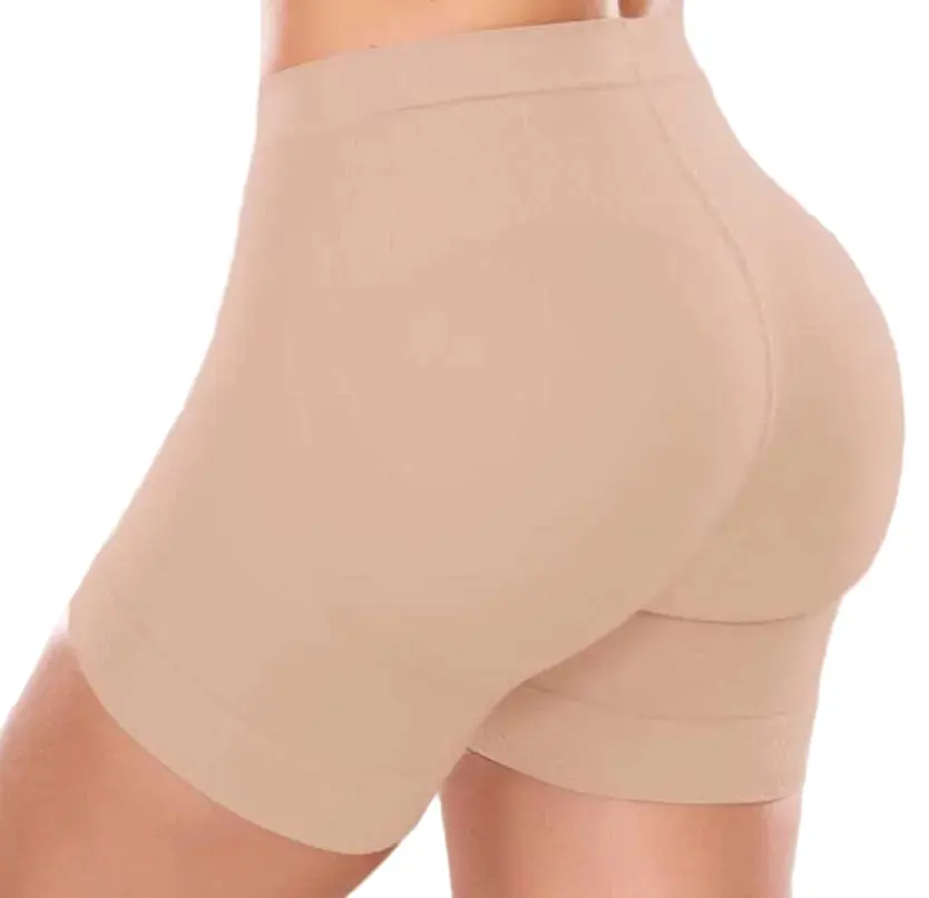 54061 - Seamless Stretchy Buttock Enhancement Short With Lower Tummy Compression