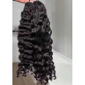 Cartel Cambodian Boss Raw Curly Bundle - 100% Human Hair with Cuticle Intact, Luxurious Softness & Natural Shine, Superior Quality