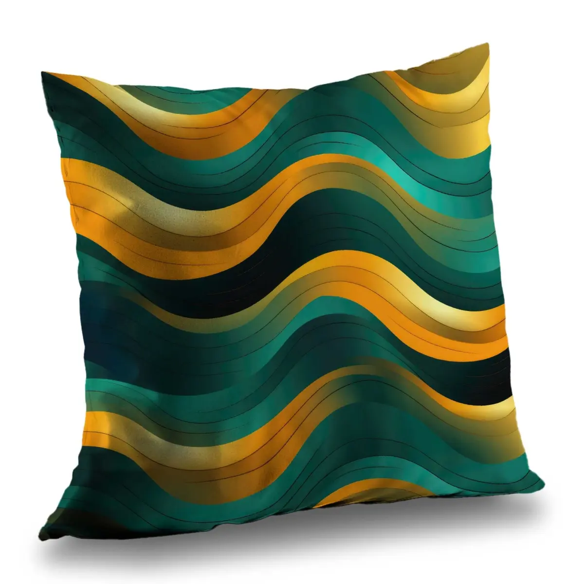 Conscious Sales C1PO2020TDP7TD 20 x 20 in. Voluptuous Turquoise Outdoor Throw Pillow - Decor Accent