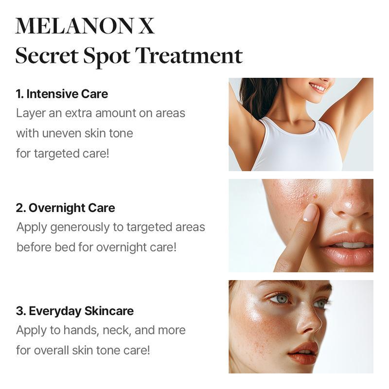 Melanon X Duo - Melanin Mimic Cream & Niacinamide Amplifier for Dark Spots - Skincare Treatment for Comfort and Skin Brightening