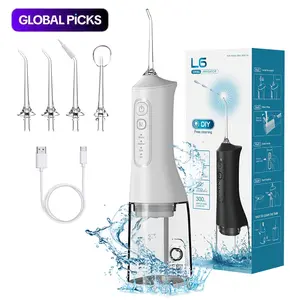 IPX7 Waterproof Cordless Water Flosser - 4 Modes Rechargeable Portable Oral Irrigator, Adjustable Pressure Teeth Cleaning Pick for Home Travel Braces & Orthodontic Use