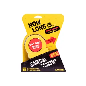 How Long Is by Relatable - The Interactive Trivia Game Where You Guess the Length. A Family Trivia Game and Guessing Game for Game Night – Includes 1 Device that holds 200 Questions. Batteries Included