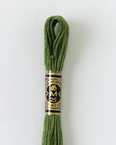DMC Embroidery Stranded Thread - Six-Strand Embroidery Floss - 937 - Moss