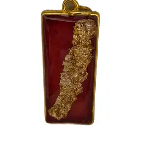 Red and Gold Pendant