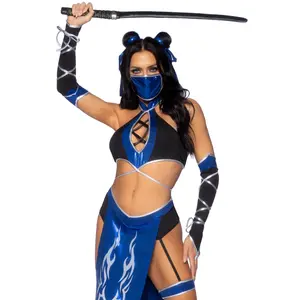 Combat Ninja Costume Sexy Halter