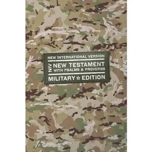 USED-Niv, New Testament with Psalms and Proverbs, Military Edition, Compact, Paperback, Military Camo, Comfort Print by Zondervan (Paperback)