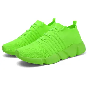Solid - color Sports Shoes for Men - Mesh - breathable, Woven, Anti - slip, Lightweight, Bare - foot - like Feeling, Ideal for Indoor and Outdoor Daily Walking, Traveling and Sports