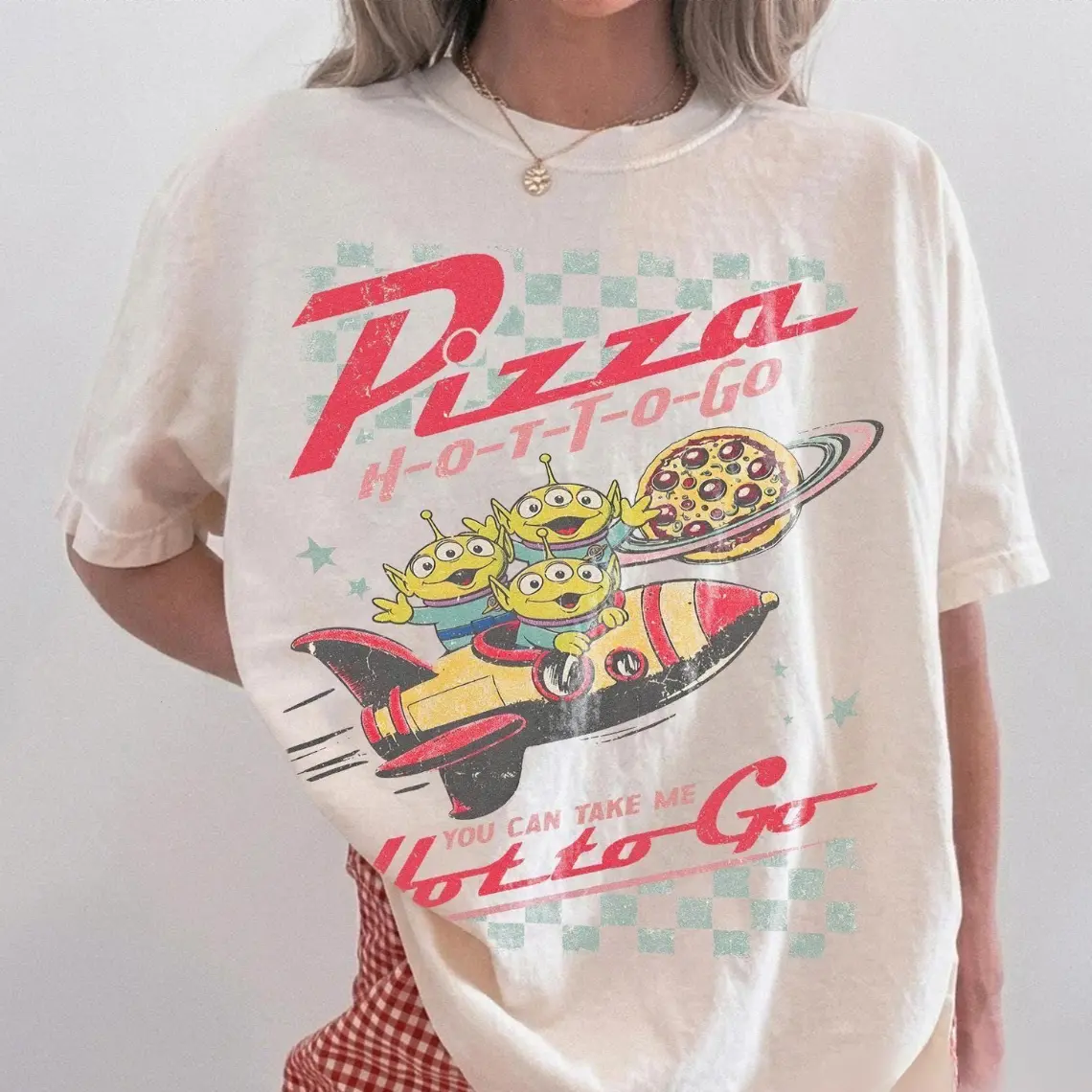 Retro Pizza Hot To Go Alien Story Shirt, Aliens Story Pizza Planet Shirt, WDW Story Shirts, WDW Family Trip