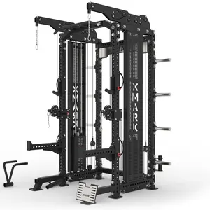 XMark Commercial Hybrid Half Rack Functional Trainer – Dual 220 lb Stacks