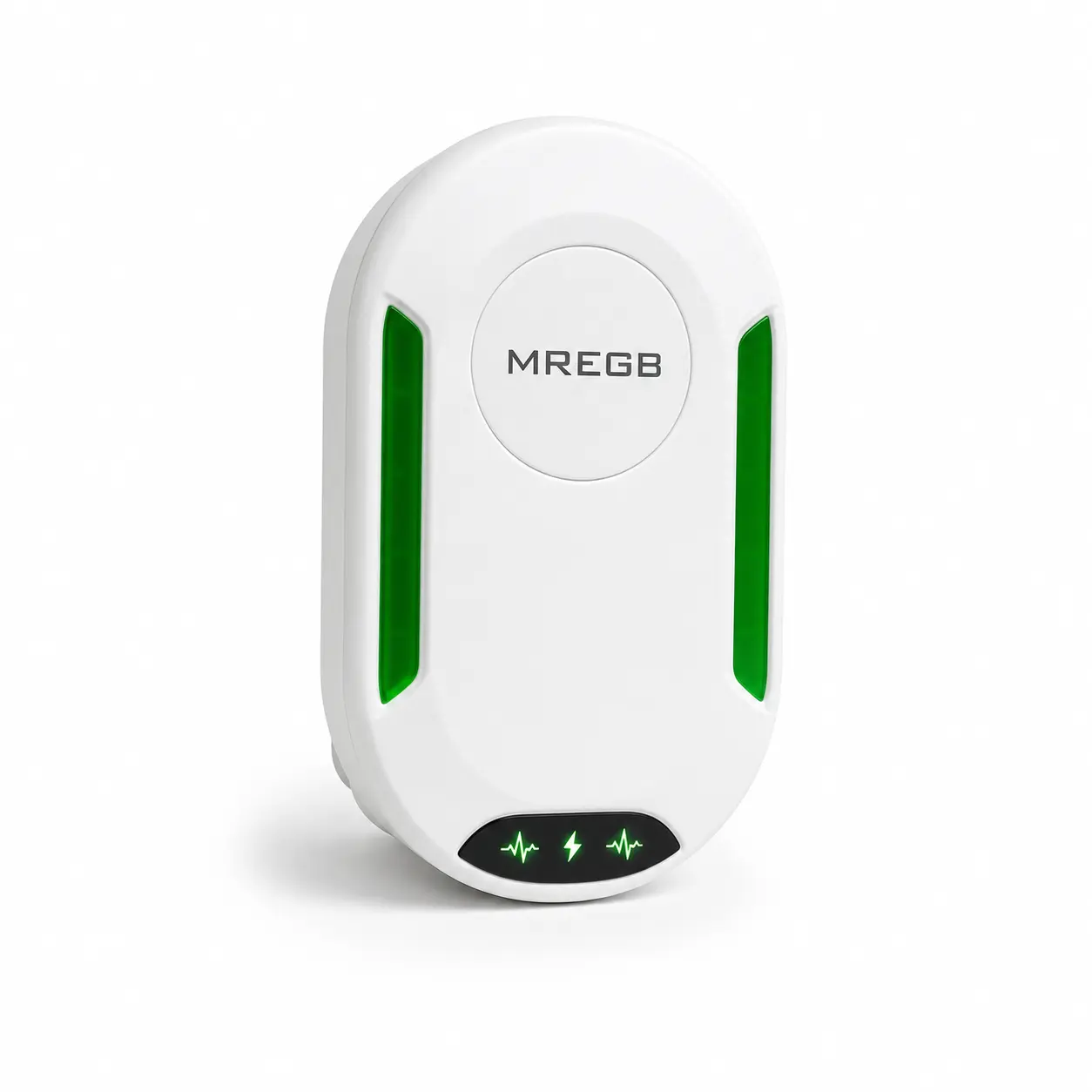 MREGB Household Power Saver Device, Plug-In Energy Saving Box, Voltage Stabilizer with Surge Protection, Easy to Use for Home, Office, Apartment, Kitchen, Living Room, Compatible with Standard US Electrical Outlets