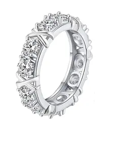 Cross Xo Shape Diamond Ring, Fashion Couple Wedding Rings, Unisex Sparkling High-Profile Rings, Perfect for Couples, Unique Rings