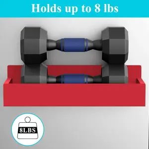 2 Pack Magnetic Spice Storage Rack Organizer for Refrigerator and Oven, Red Fridge Organizers and Storage