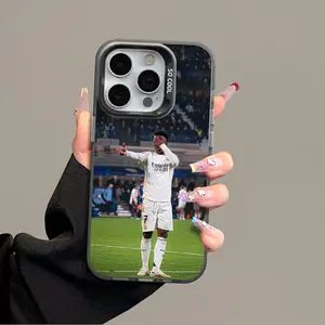 Vini Jr IPhone 17 Promax Phone Case Anti Drop Protective Case Suitable For iphone 16 15 14 13 SAMSUNG S25 24 23 22 ULTRA Acrylic Football Phone Case