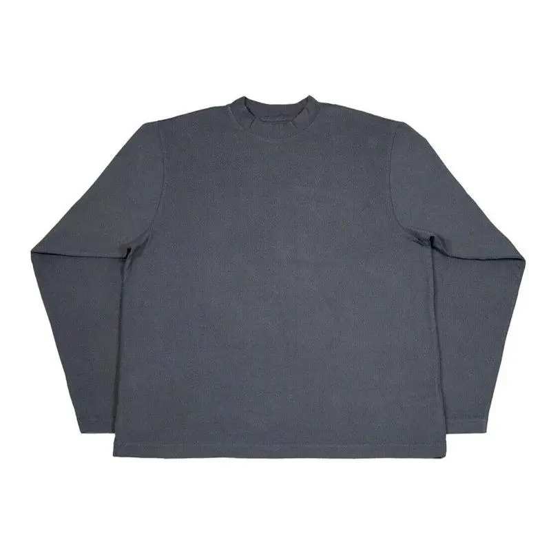 Yeezy x Gap Long Sleeve T-shirt Dark Grey (men) by StockX