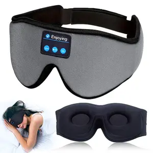 Wireless Sleep Eye Mask Speaker, Rechargeable Sleep Eye Cover Speaker, Comfortable Headband & Sleep Eye Mask Earphone, Sleeping Mask Strap, Cool Tech Gadgets, Unique Gift