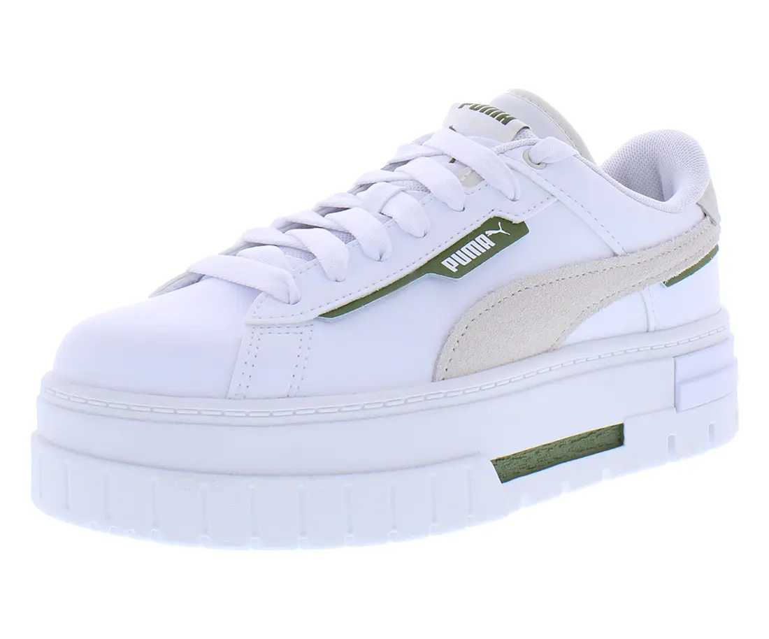Puma Women's Mayze Crashed Platform Sneaker, Casual Athletic Footwear with a Stacked Sole for Lifestyle and Training, Sports Shoes