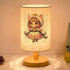 This adorable cat-ear princess themed table lamp is USB powered and suitable for bedroom and living room decoration. It makes a perfect gift for family and friends on Valentine's Day, Christmas Indoor Decorative Light