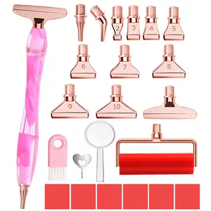 ZYNYXY Diamond Art Pens Kits Diamond Art Tools Painting Pen with 12PCS Screw Metal Tips Multi-Placer Tool Accessories for Adults Gem Rhinestone Picker Tool