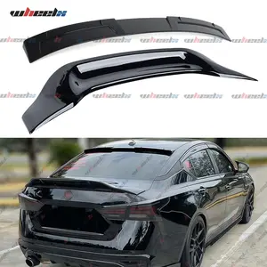 2019-2025 Nissan Altima R Style Highkick Trunk Spoiler + JDM Roof Spoiler | Dual Piece Body Kit Combo | Gloss Black ABS Plastic | Fits 4-Door Sedan | Direct Fit JDM Accessories Upgrade
