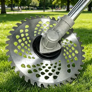 230mm 40-Tooth Alloy Lawn Mower Blade, Gasoline Mower Accessories, Gardening Tool, Lawn Trimmer Part, Metal Cutting Blade