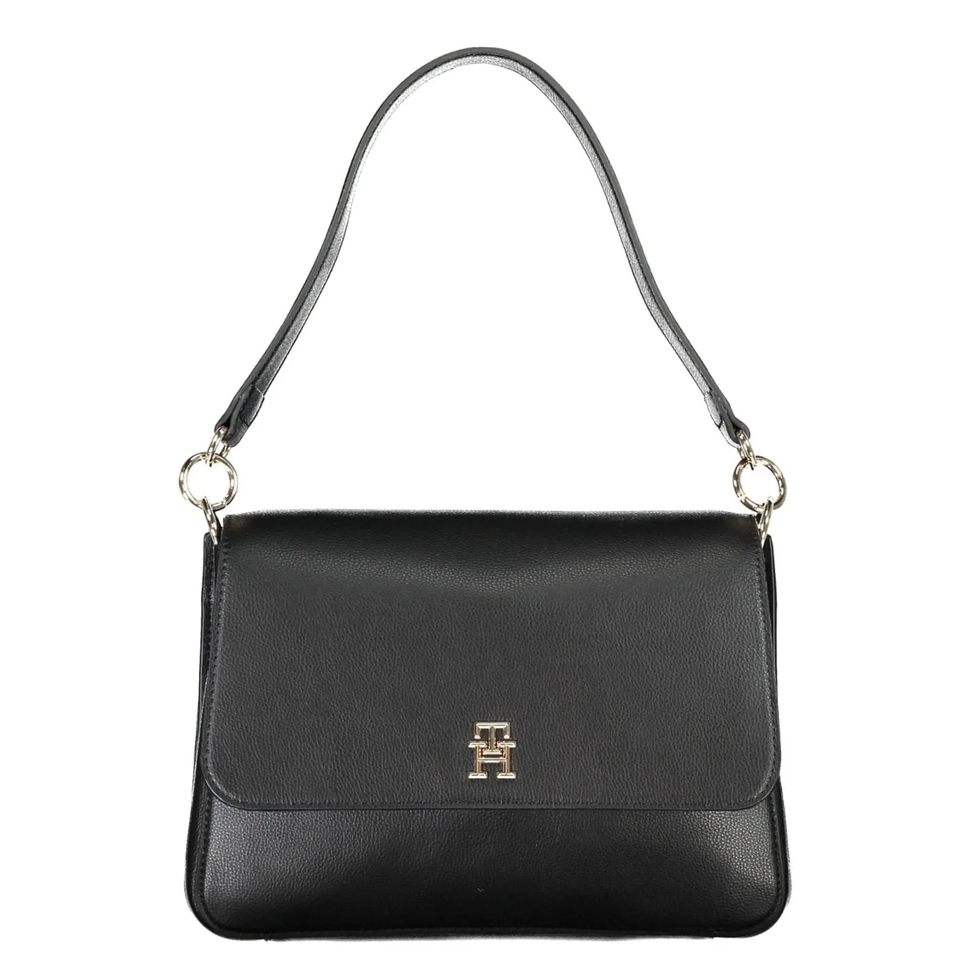 Tommy Hilfiger Black Polyester Handbag