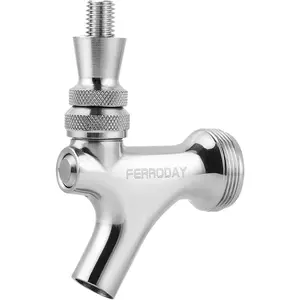 Upgraded All 304 Stainless Steel Beer Faucet Replacement Tap Spout Part for Beer Keg, Beer Tower and Kegerator Draft Beer