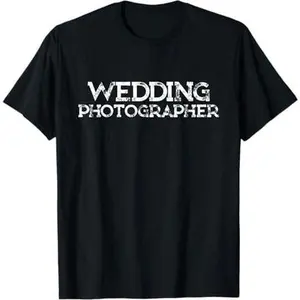 Wedding Photographer Gift Photography distressed Shirt T-Shirt