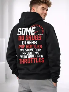 Funny Speedometer Car Hoodie Wide Open Throttle Graphic Streetwear Gift For Men