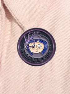 Coraline & the Secret Door Fantasy Animated Movie Enamel Pin Cartoon Character Caroline Anime Alloy Brooch Lapel Backpack Badge Fashion Jewelry Accessories Gift for Friends
