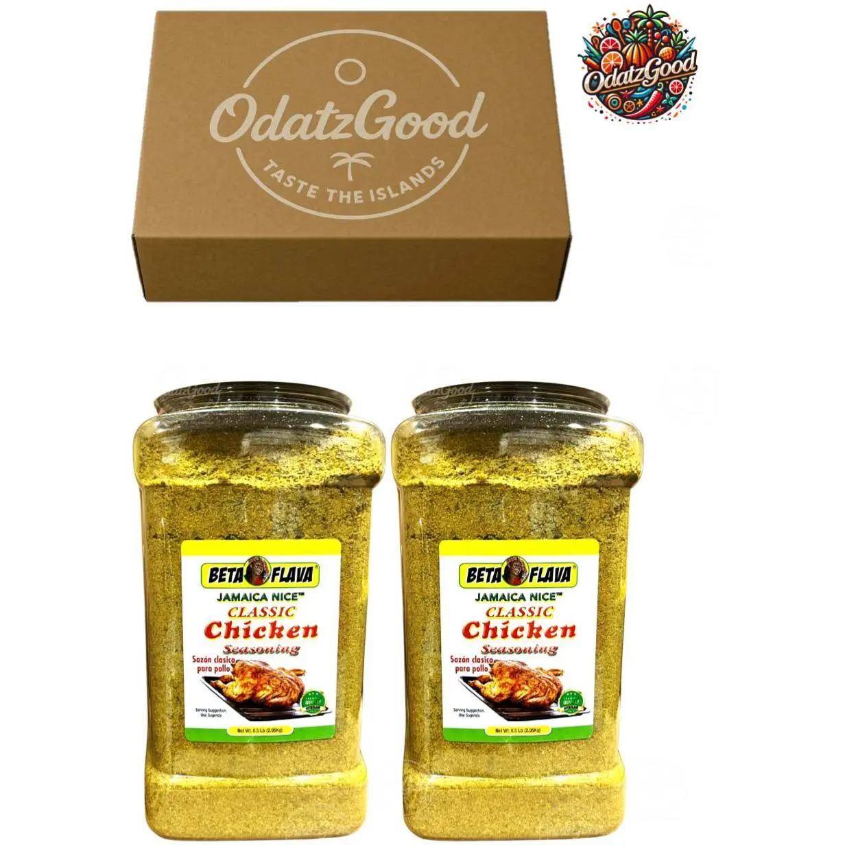 Beta Flava Chicken Seasoning 6.5lb. (2.95Kg) – Curated & Packaged by ODatzGood