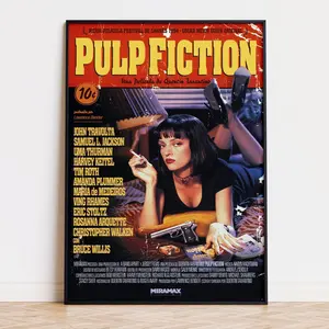 Pulp Fiction Movie Poster High Quality Ready to Print