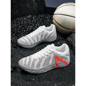 1 Pair Multi-color Outdoor Practical Basketball Shoes - KPU Upper + High-elastic Cushioning + Rubber Outsole, For Outdoor Basketball Competition & Daily Styling, Strong Wrap, Anti-slip & Wear-resistant
