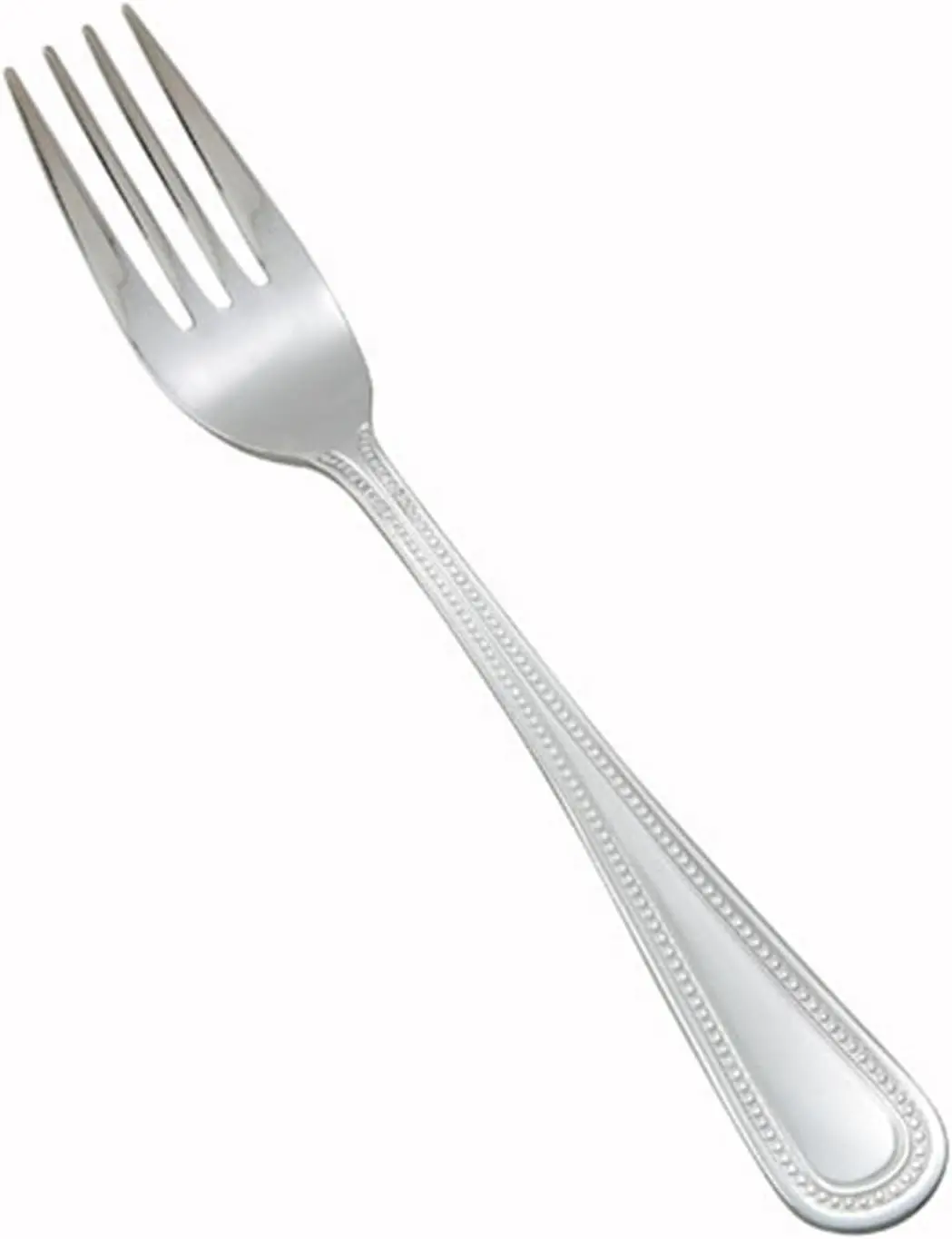12-Piece Dots Salad Fork Set, 18-0 Stainless Steel, Silver | Dishwasher safe, Subtle retro flair with dots pattern, Great for Salads, Appetizers, Desserts and Table Service