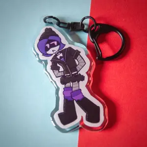 Uzi doorman Acrylic Keychain - Murder Drones