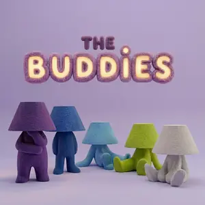 The Buddies by The Club Atelier: Ambient Glow Art Figurine