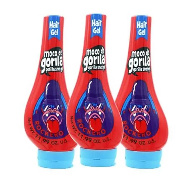 Moco de Gorila, Hair Styling Gel, Long-Lasting Hold 3-Pack of 11.92 Oz