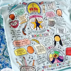Hamilton Musical Unisex Jersey Short Sleeve Tee