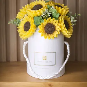 Sunflower Candle Bouquet  | Handmade Scented Floral Gift | Home Decor & Unique Gift Decoration Ornaments