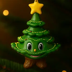 Frasier Ornament - A Glorious Christmas Tree with Festive Details